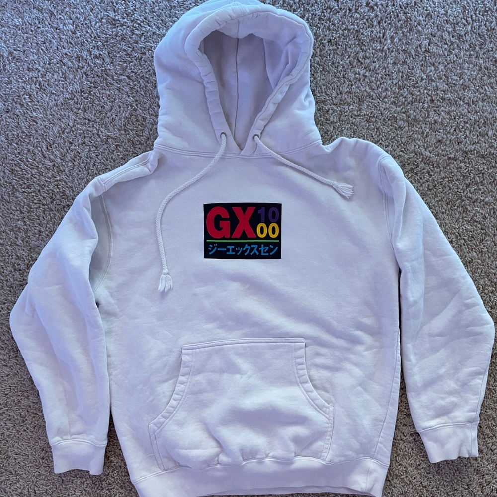 White hoodie